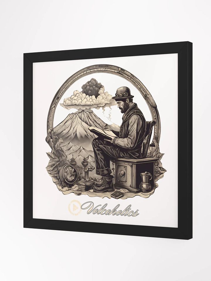 Volcanologist's Fieldwork: Framed Art Poster product image (2)