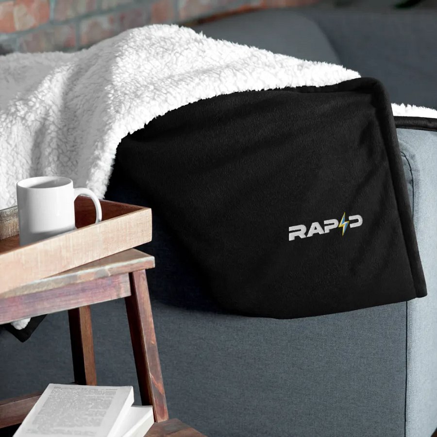 Rapid Embroidered Sherpa Blanket (Port Authority) product image (10)