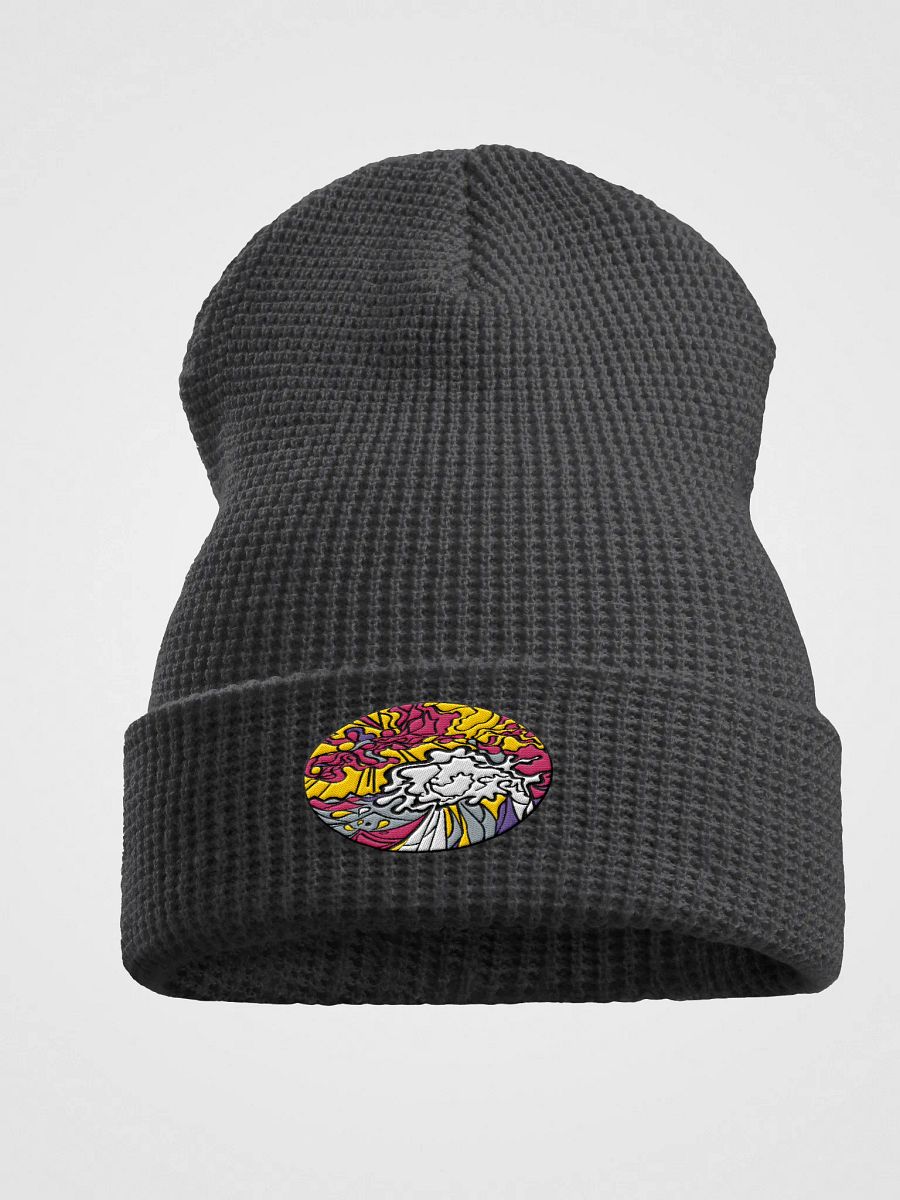 Swirling Motion Abstract Beanie - Wave at Sunset product image (2)