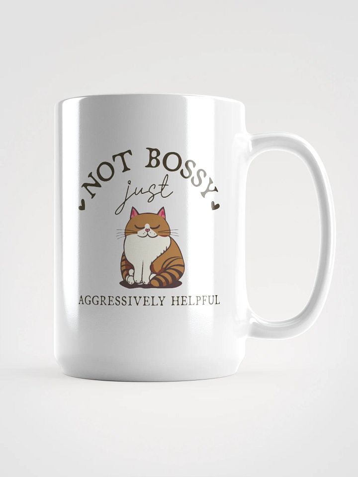 Aggressively Helpful Cat Mug product image (1)