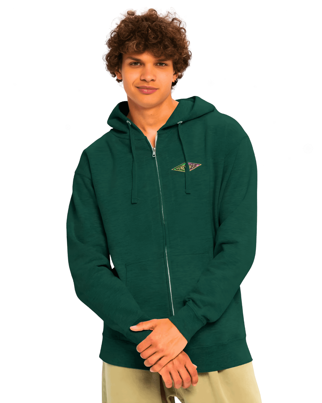 HONEY SWEETS Logo Zip-Up Hoodie product image (1)