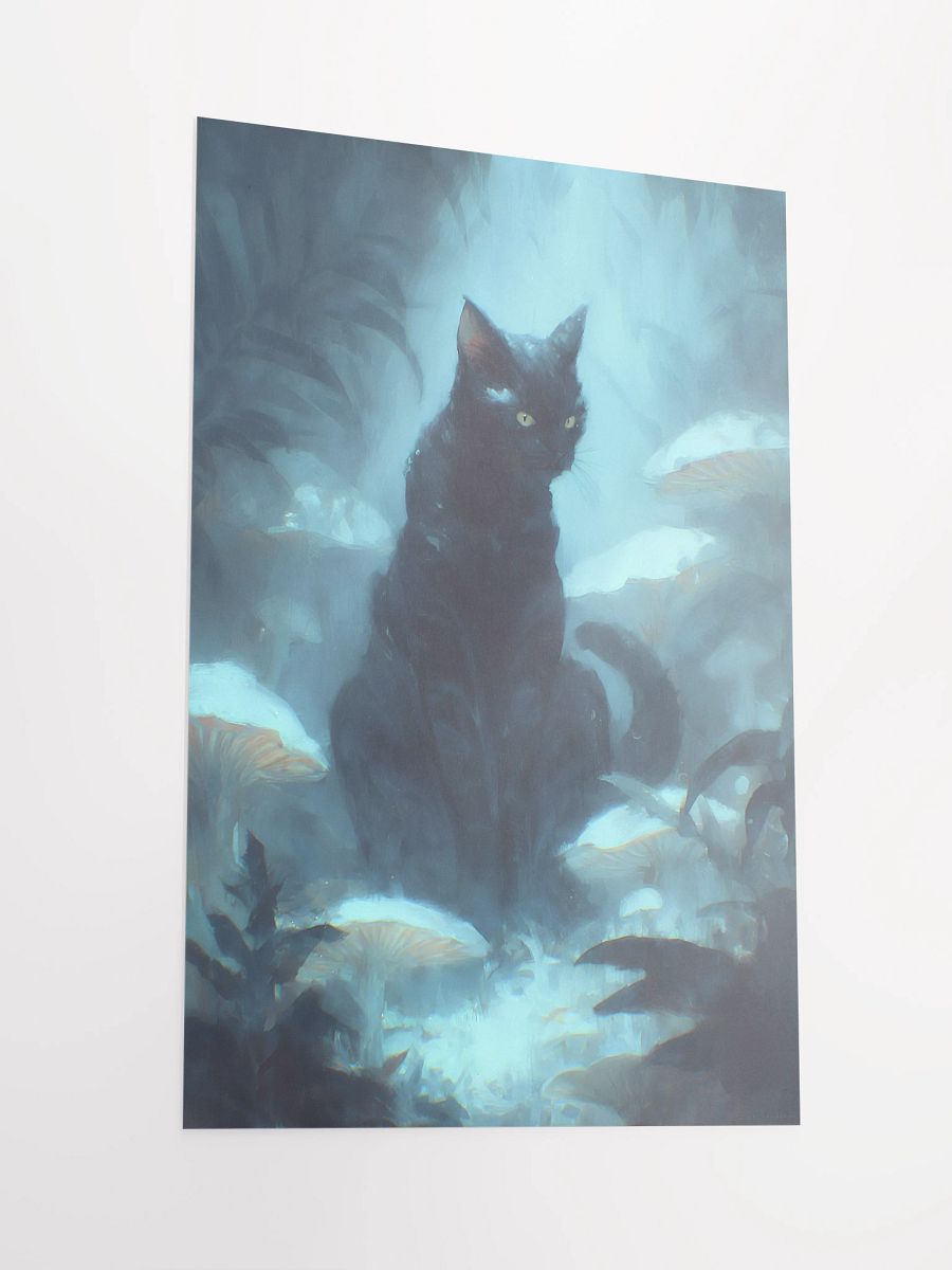 Mystical Forest Cat Matte Poster product image (4)