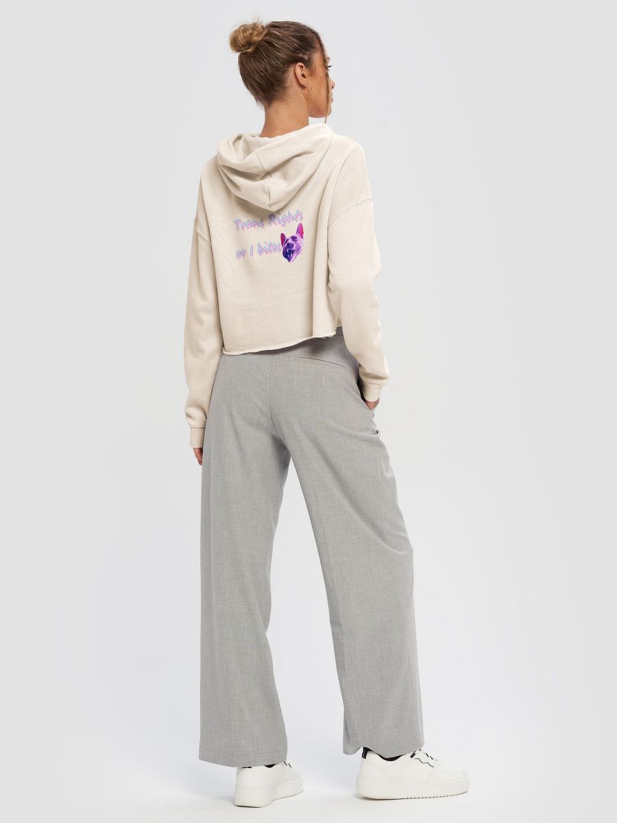 TROIB Cropped Hoodie in pink product image (6)