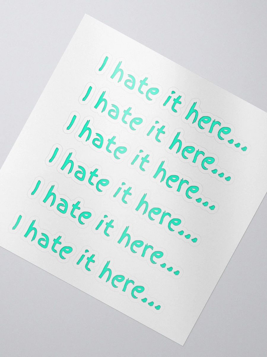I hate it here stickers product image (2)