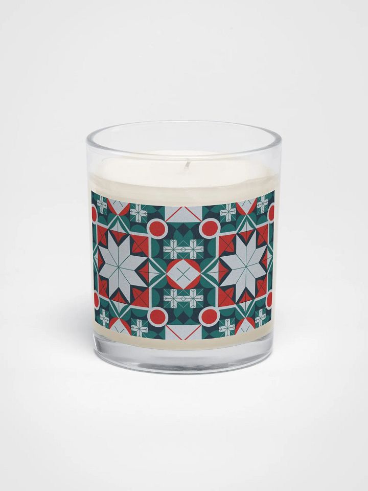 Kaleidoscope patterned Soy Wax Candle product image (1)