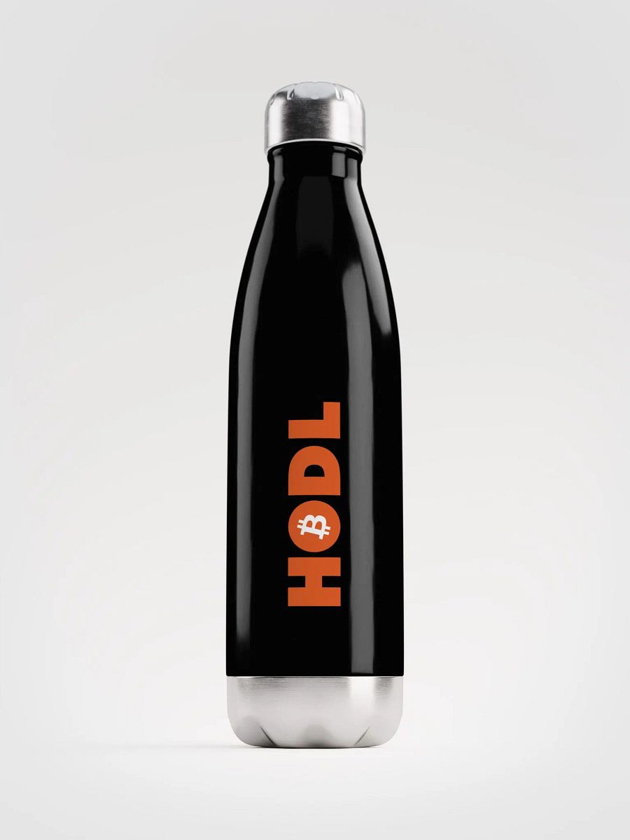 HODL Bitcoin Symbol Stainless Steel Water Bottle product image (1)