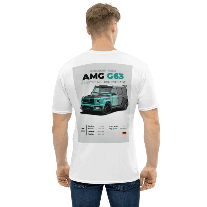 Mansory Algorithmic Fade All-Over T-Shirt product image (1)