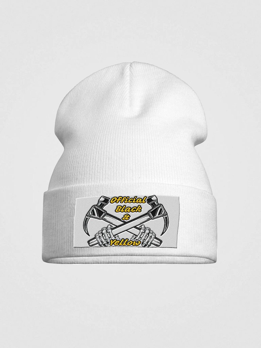 Official Black & Yellow Double Steel Knit Beanie product image (1)