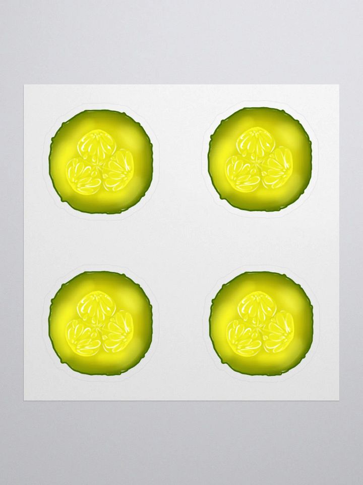 Pickle Slices Stickers product image (1)