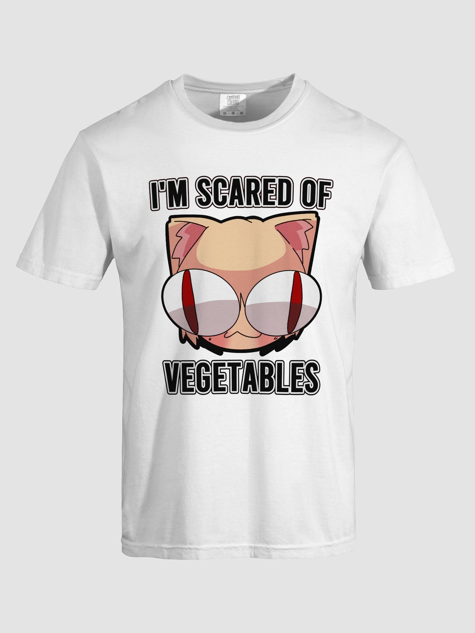 Neco Arc - I'm Scared of Vegetables (T-Shirt) product image (63)