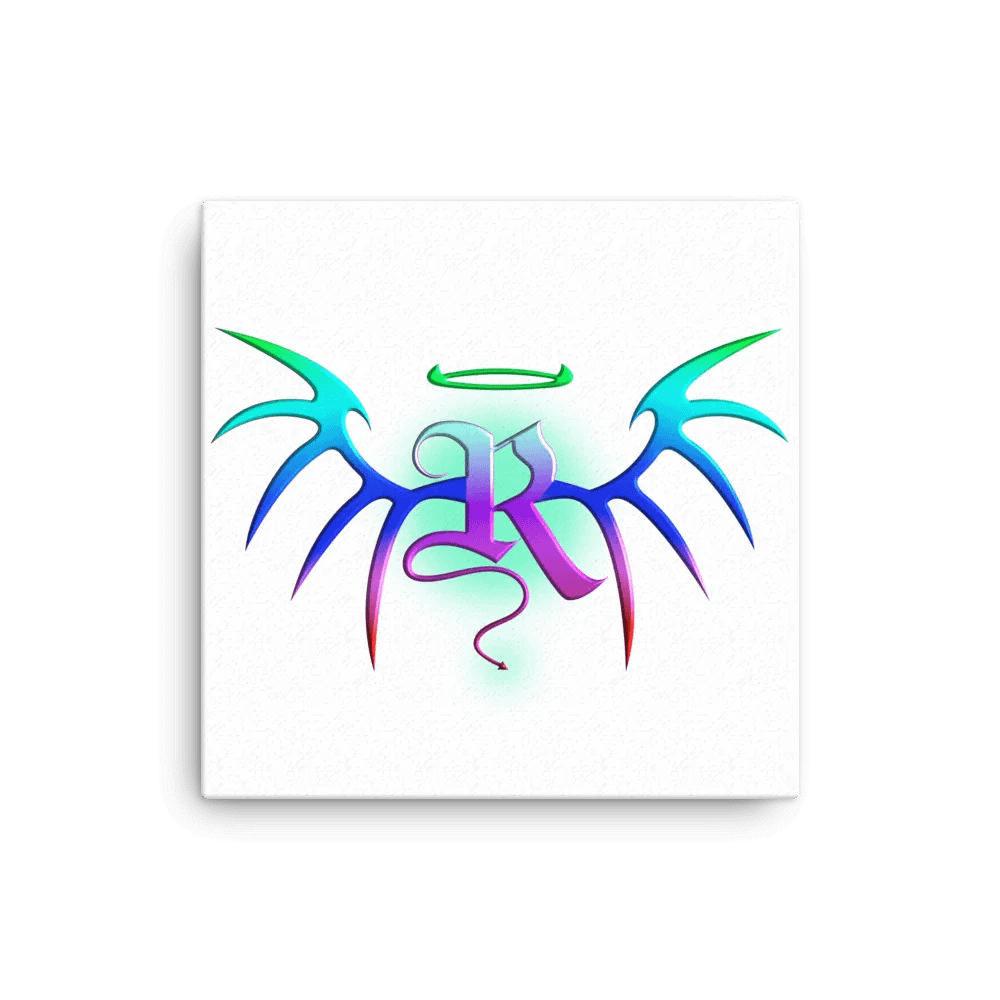 RafaZafar Logo Canvas Print (vaporwave) product image (1)