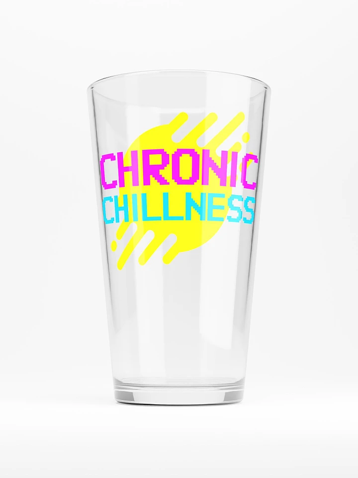 Chronic Chillness pint glass product image (1)