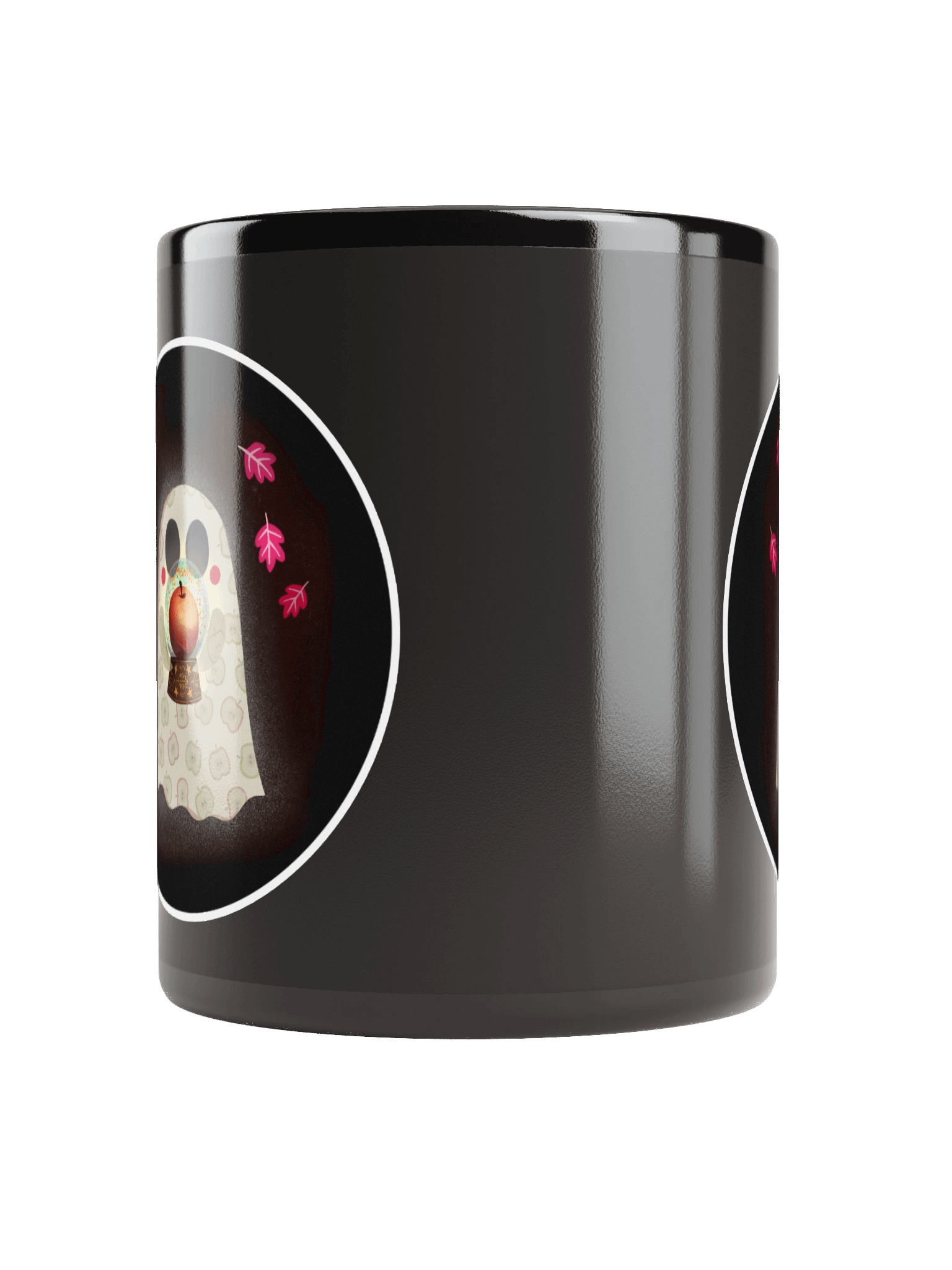 Little Ghost Fall Harvest Haunt - Black Ceramic Mug product image (5)