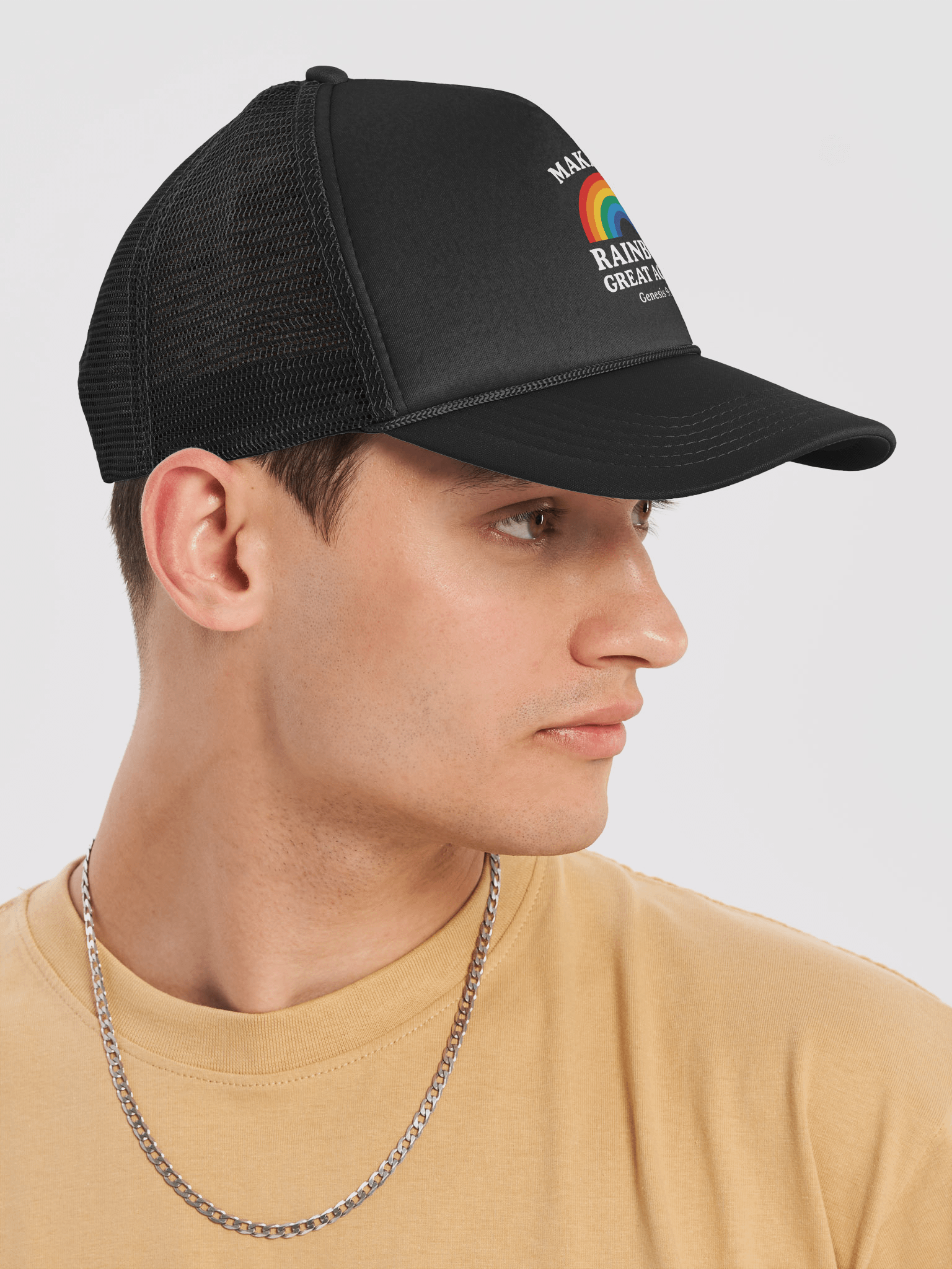 Make the Rainbow Great Again Trucker Hat product image (6)