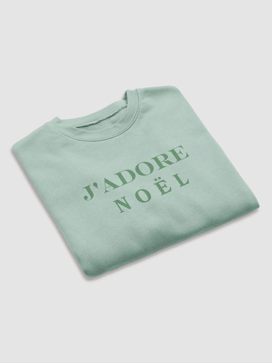 J'ADORE NOËL - Bella+Canvas Women's Fleece Crop Sweatshirt product image (5)