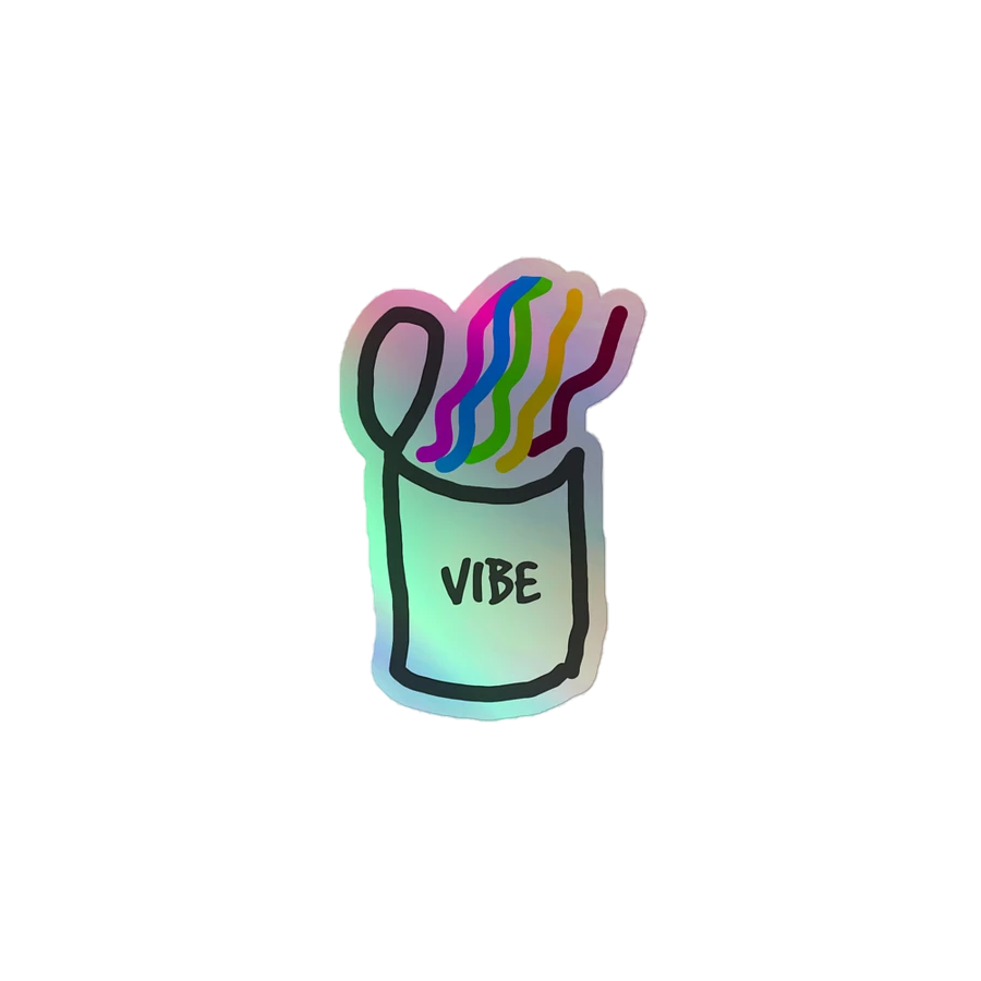 Holo Vibe in a Can Sticker product image (1)