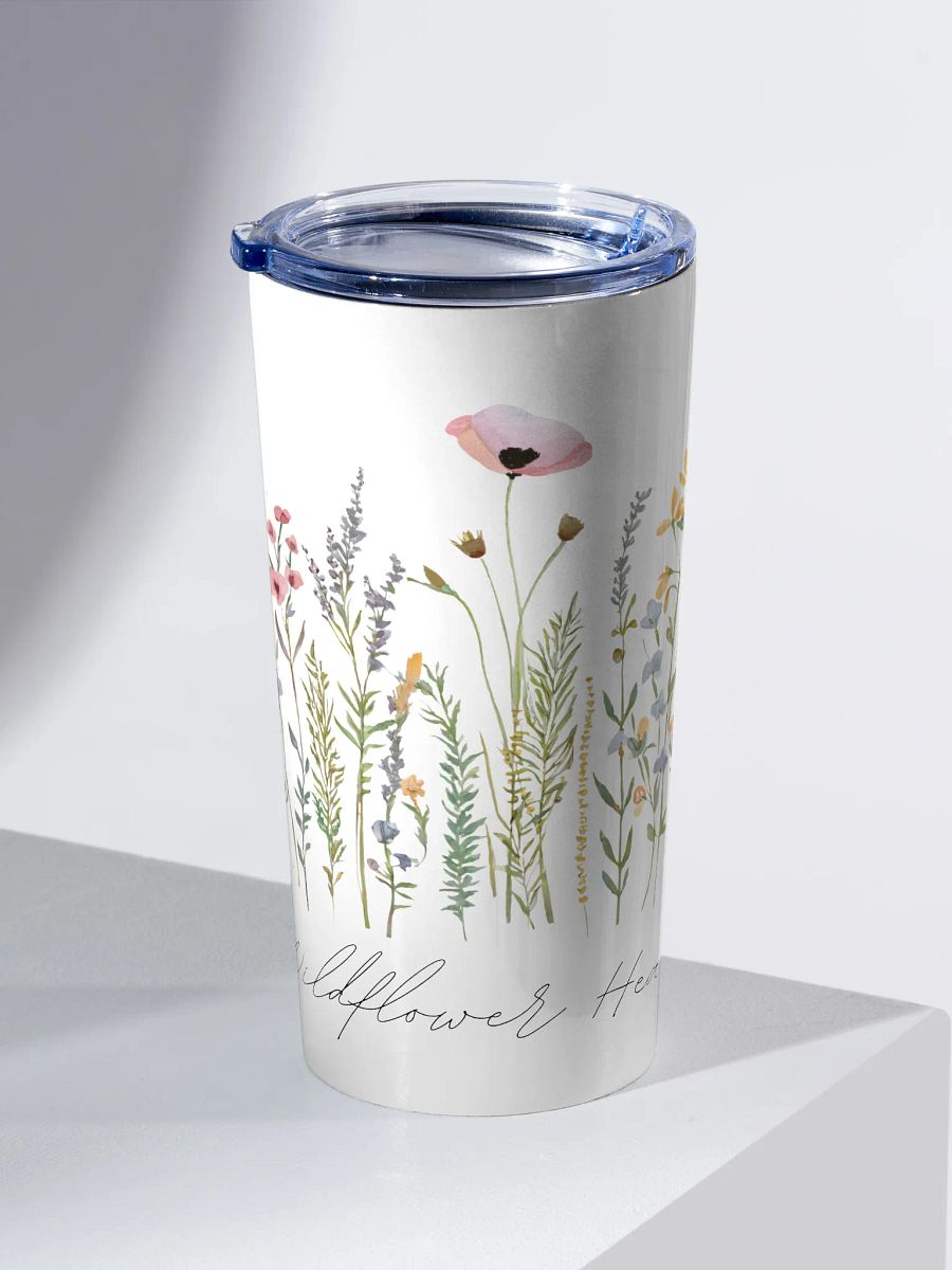 Wildflower Heart 20oz Stainless Steel Tumbler product image (2)