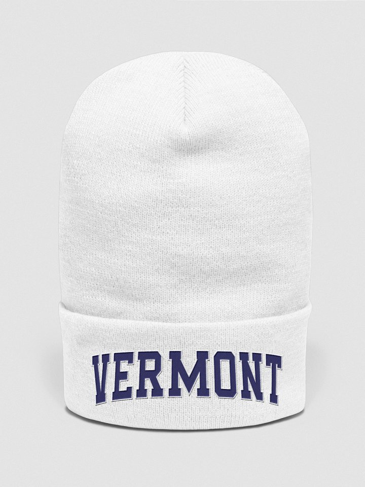 Vermont Vintage Varsity Cuffed Beanie product image (57)