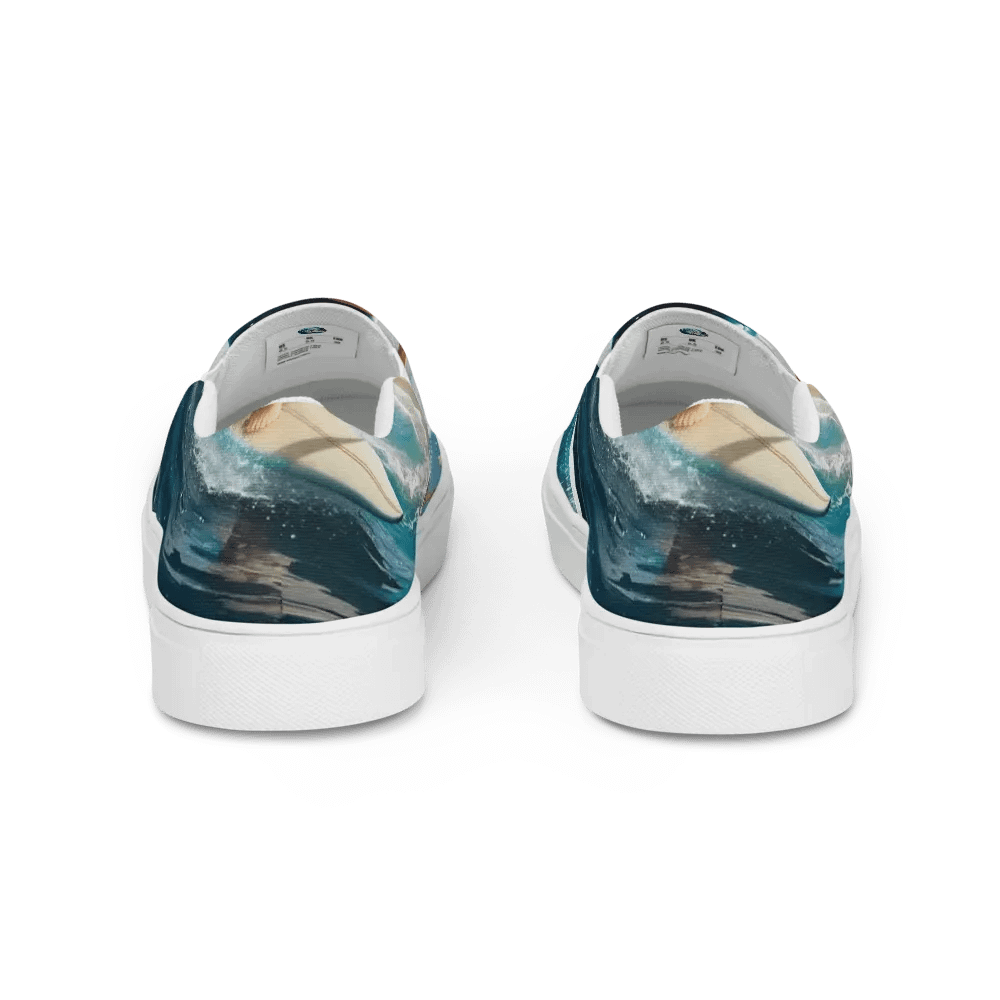 Riding the Wave Women's Canvas Slip-Ons product image (5)