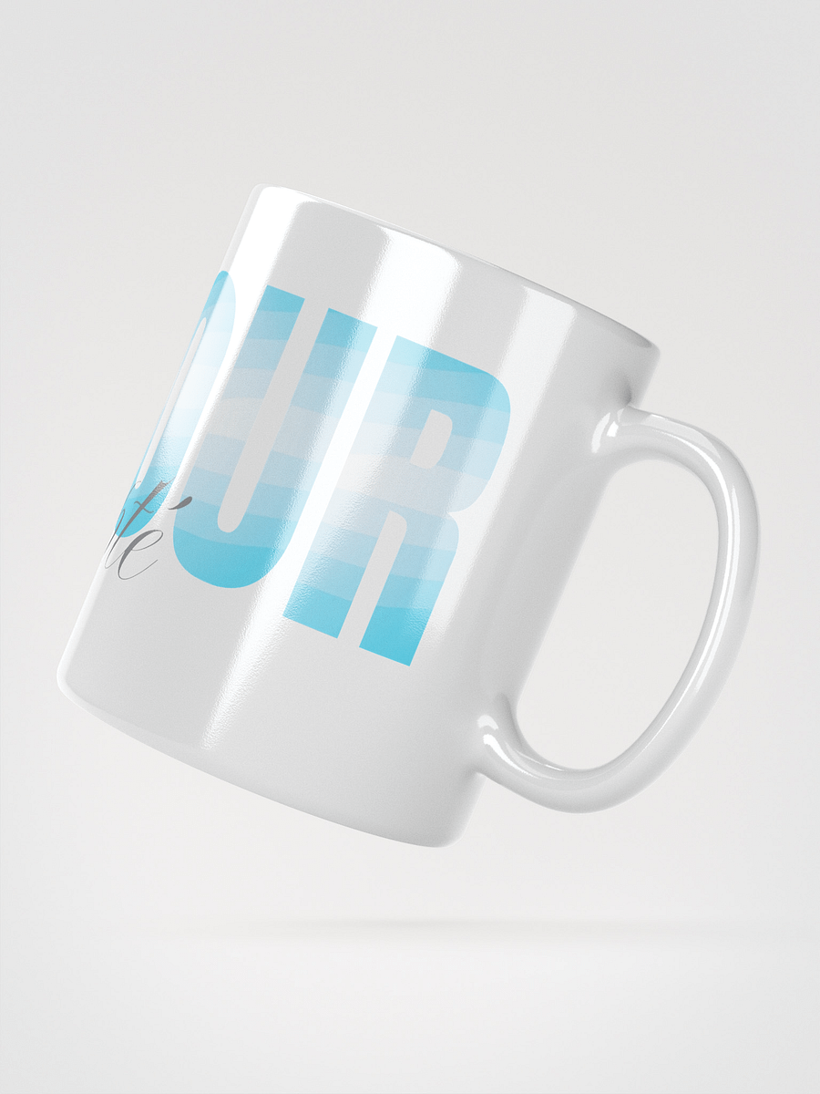 Mug Blanc Bonjour Volupté - Cadeau Mug Message Positif product image (2)