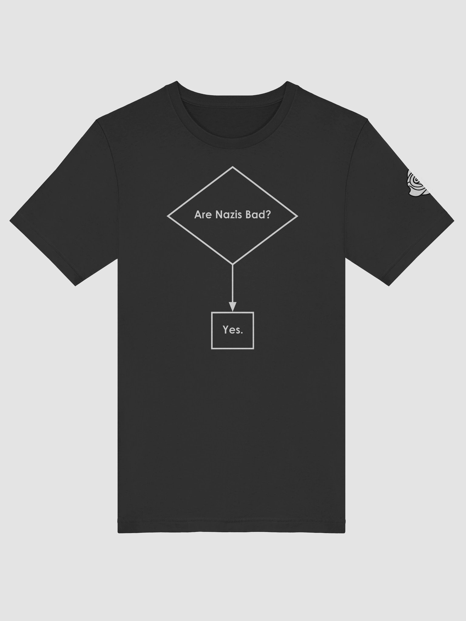 Nazis Are Bad Supersoft Tee dark product image (53)