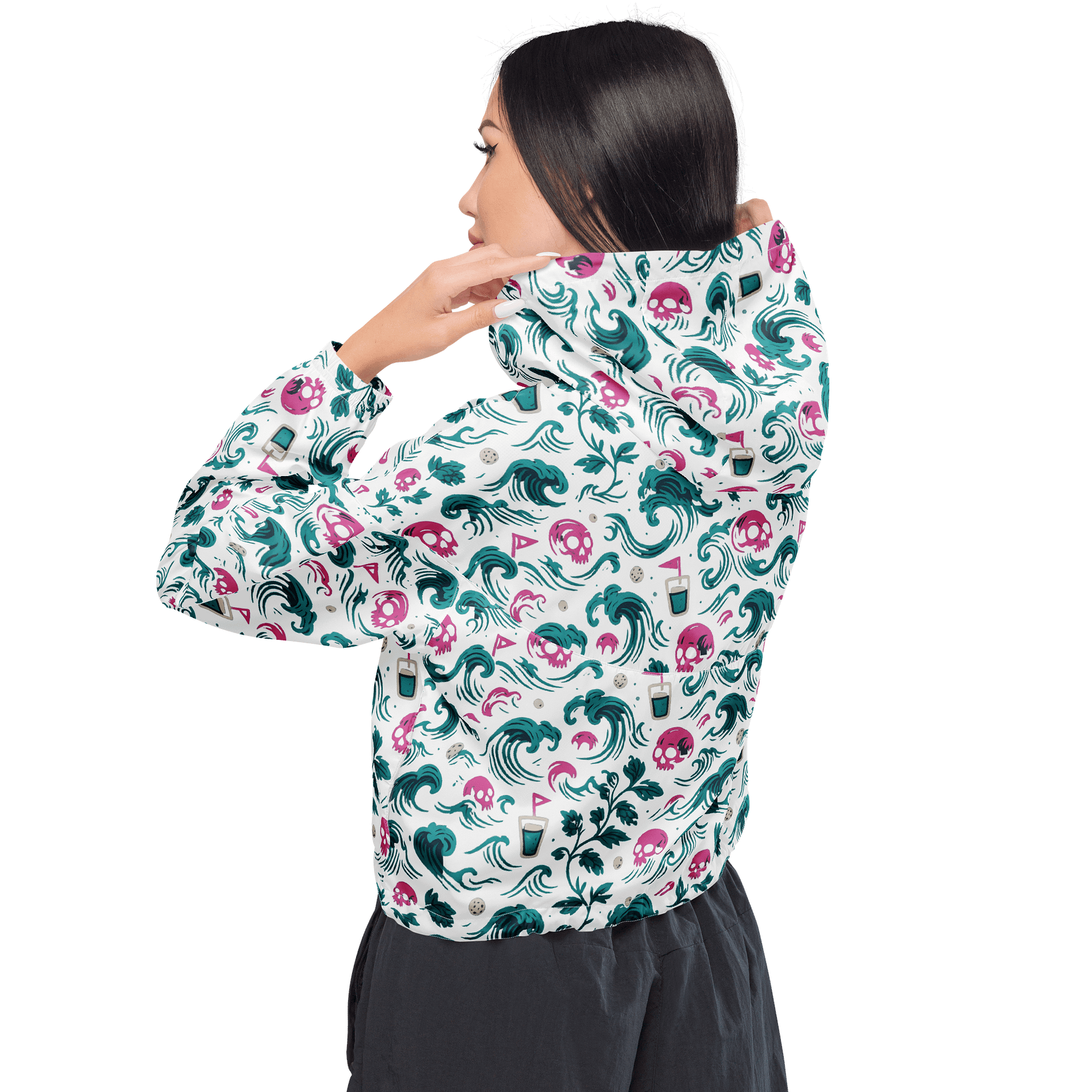 “Skull Swell Cropped Windbreaker” – Putter 2 Pints product image (3)