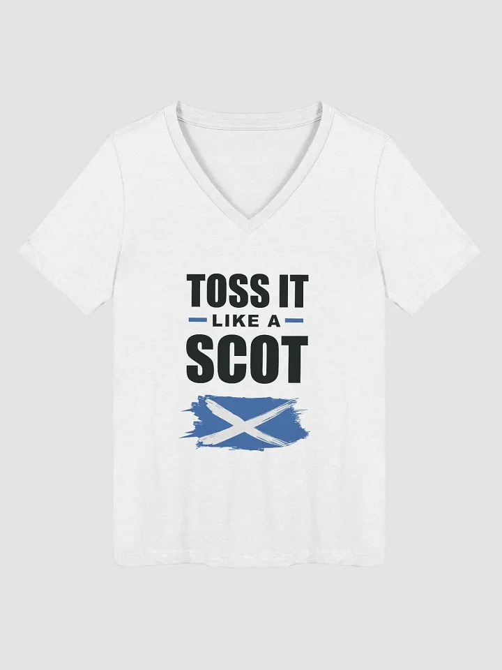TOSS IT Women's Relaxed Fit V-Neck Tee (LIGHT) product image (1)