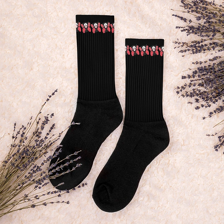Black Visceral Stripe Socks product image (1)