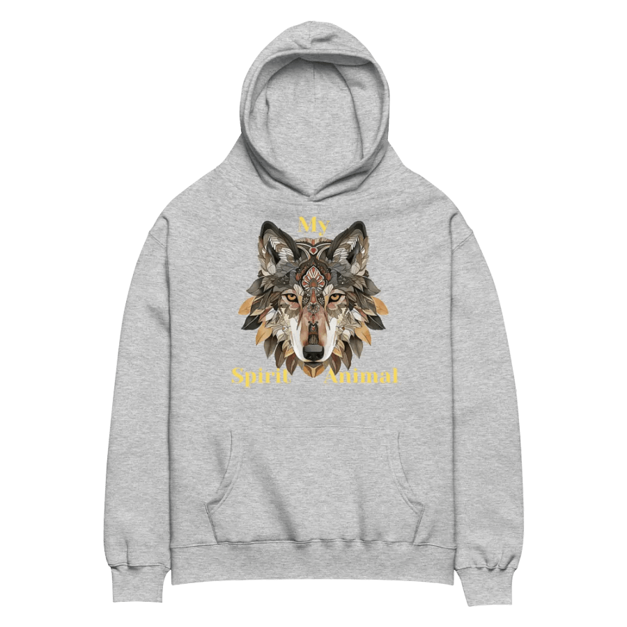 Spirit Wolf Oversized Hoodie product image (29)