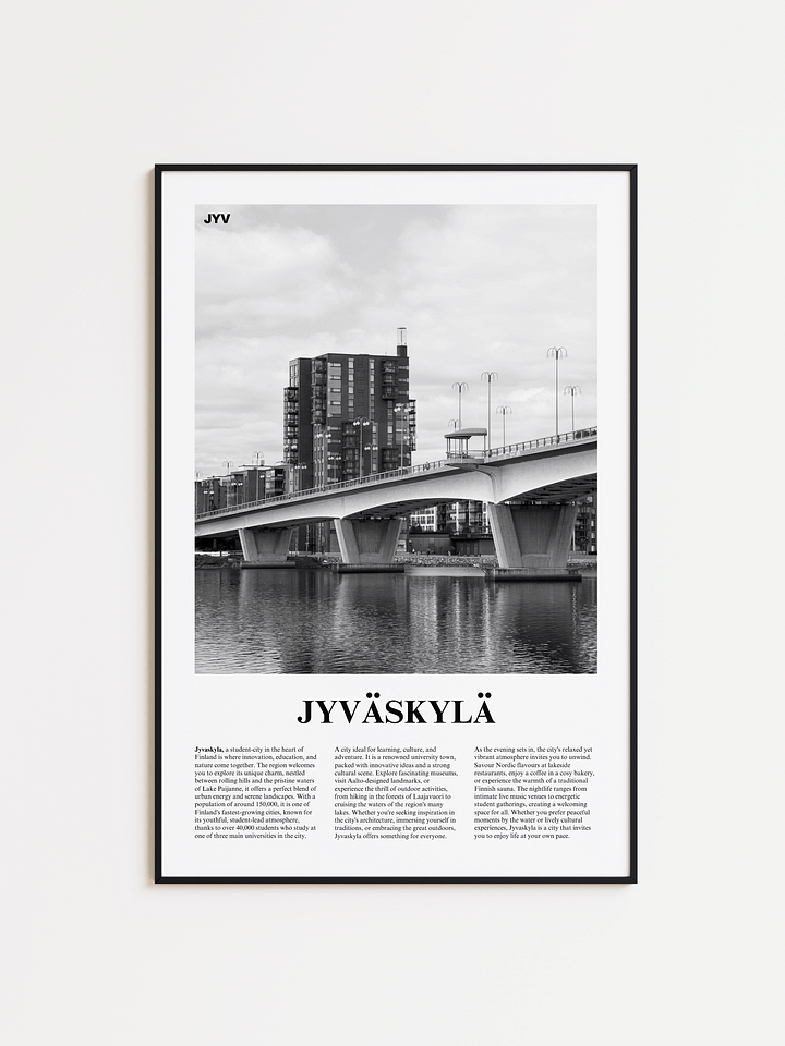 Jyvaskyla 02 Newspaper Poster product image (1)