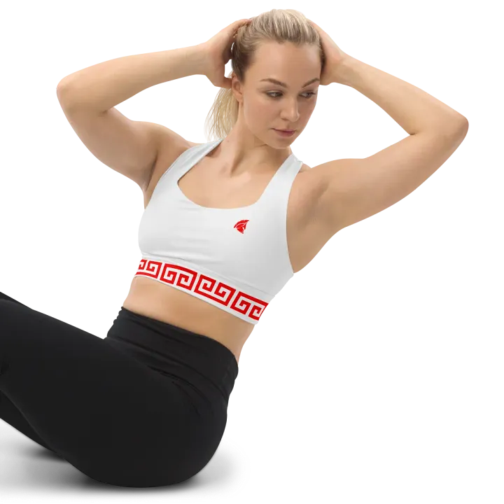 Deimos Longline Sports Bra White product image (2)