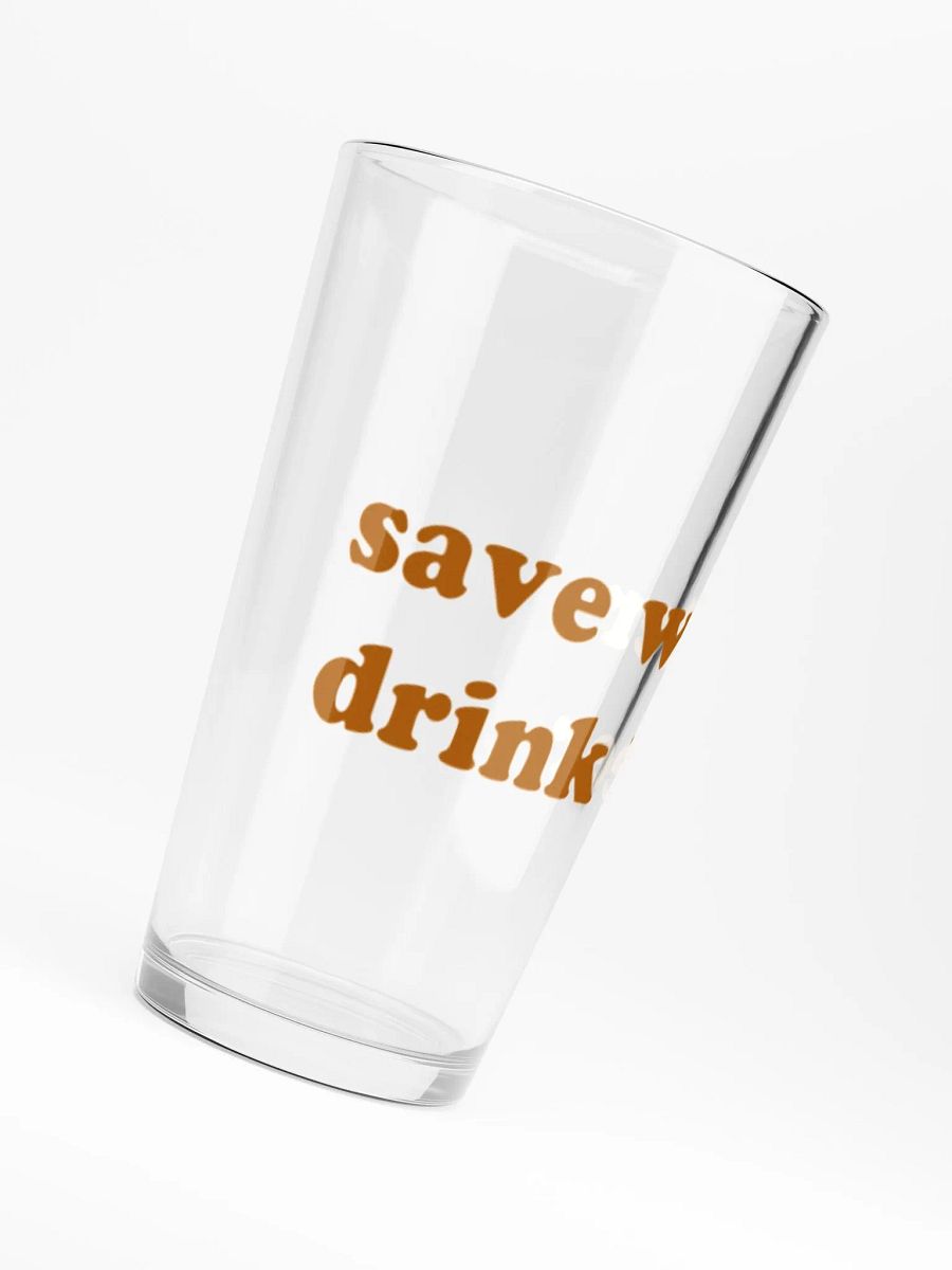 Save Water, Drink Beer Pint Glass product image (6)
