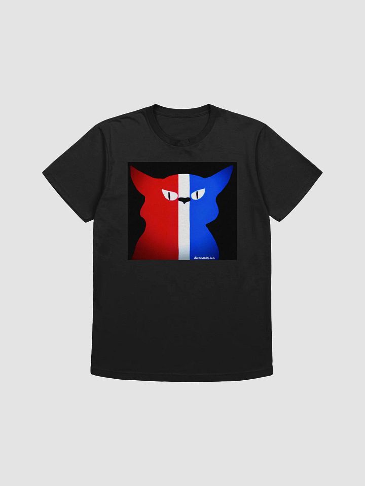 Serious Cat DeMeowcracy Supersoft Slim Fit T-Shirt product image (1)