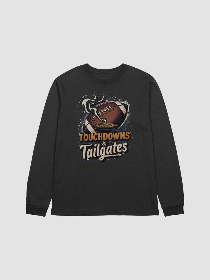 Touchdowns & Tailgates Football Foodie Long Sleeve Tee product image (1)