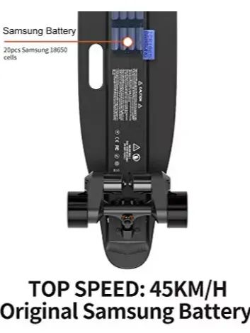 2000 watt electric longboard, superfast 28mph, remote control, app controlled product image (5)
