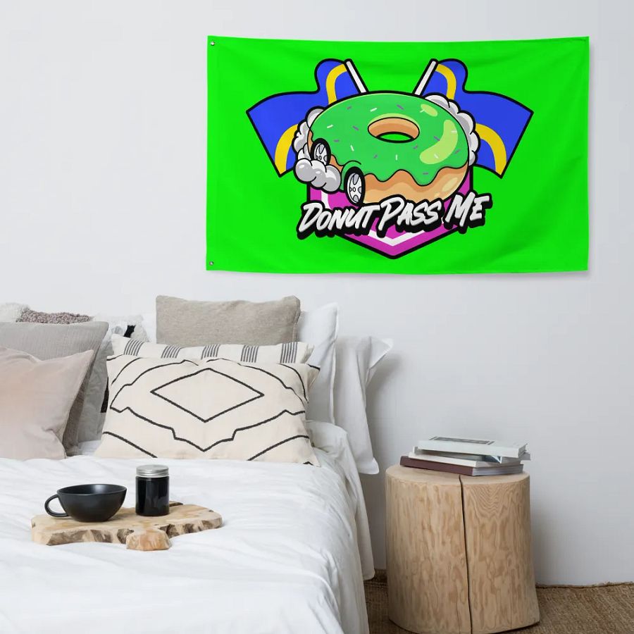 Donut Pass Me Flag product image (4)