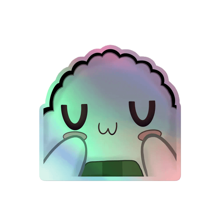 UwU Riceball Sticker product image (2)