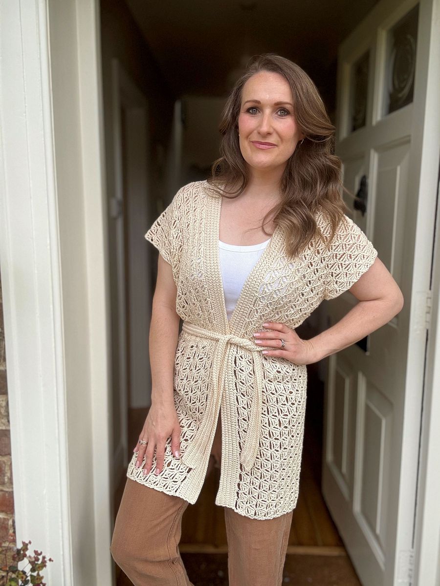 Lace Crochet Cardigan Pattern, Sizes Xs-5X with Video Tutorial product image (10)