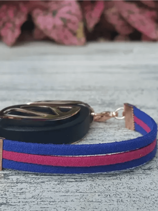 Candy Faux Suede Bracelet | Handmade Accessory for Bellabeat Leaf Urban & Ivy product image (1)