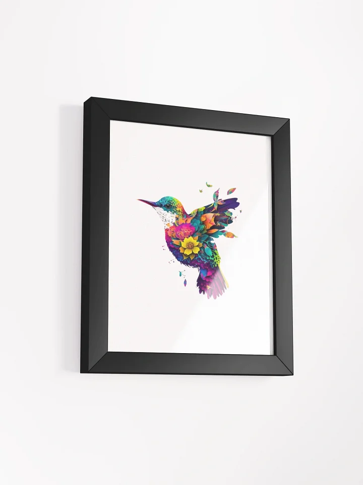 Whimsical Hummingbird Harmony Framed Poster product image (2)