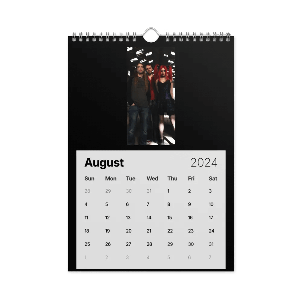 Weak Of Wanting Band 2024 Calendar product image (3)