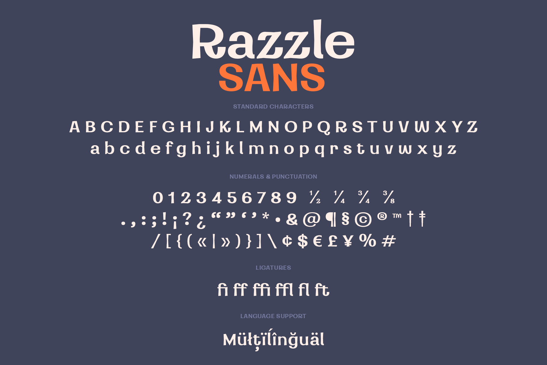 Razzle Sans | A Whimsical Sans Serif product image (6)