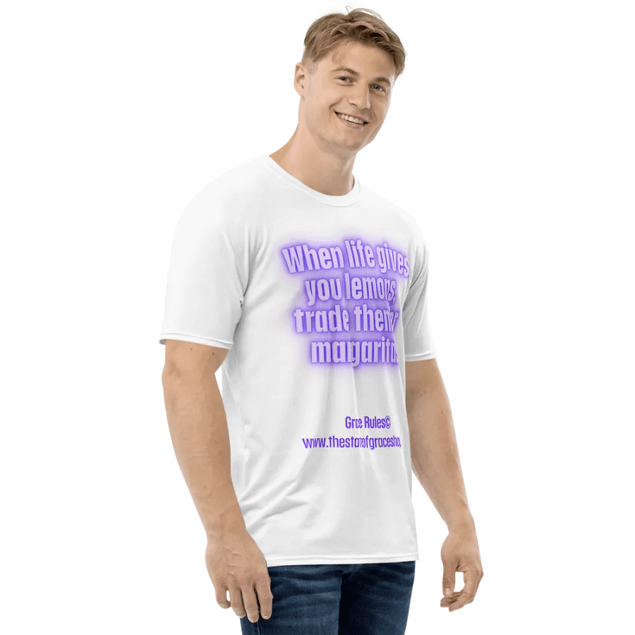 FUNNY TEES 4 U FOR MEN “When life gives you lemons, trade them for margaritas.” product image (4)