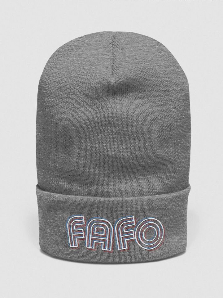 FAFO cuffed beanie product image (21)