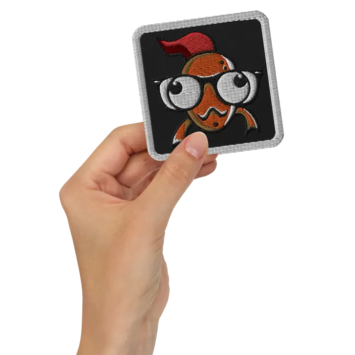 FEESH Logo Square Patch [white border] product image (2)
