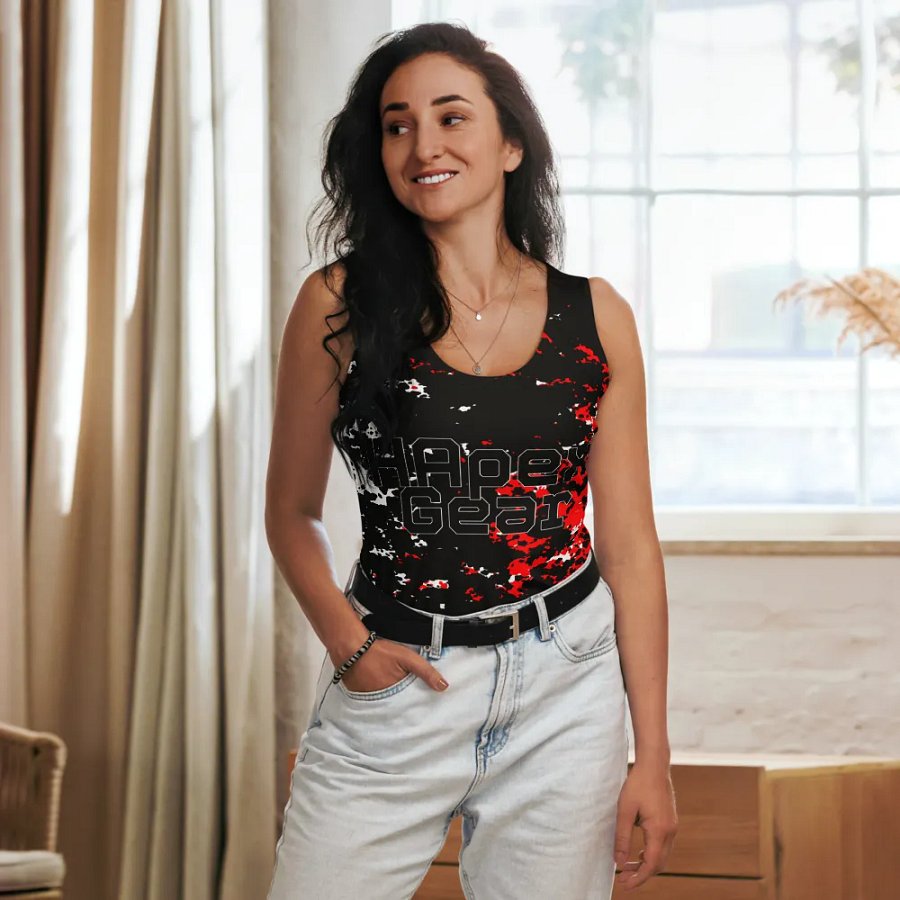 Black HApex Gear Black Logo Women's Tank Top product image (8)