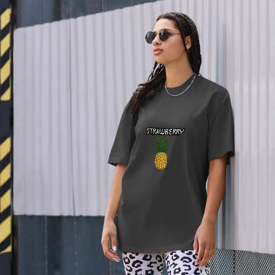 Oversized Strawberry ? Tee Unisex product image (9)