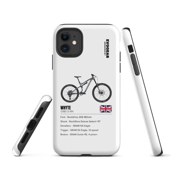 White Whyte G180 S MX iPhone Case product image (1)