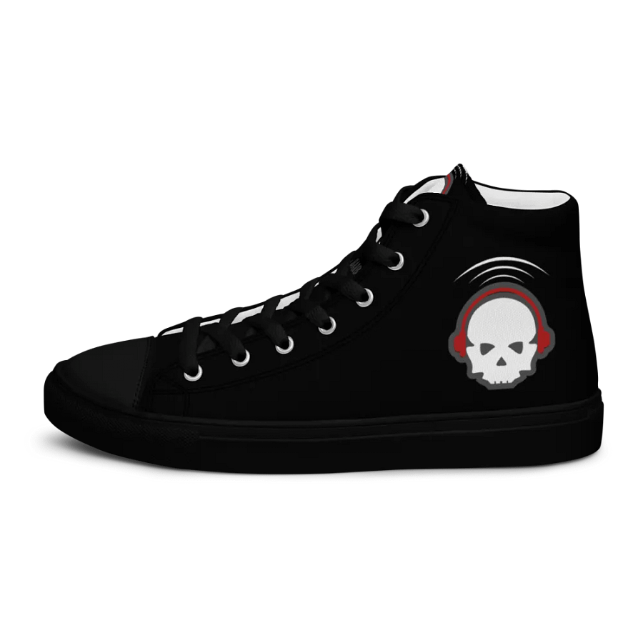 Skull Logo High Top Canvas Shoes product image (8)