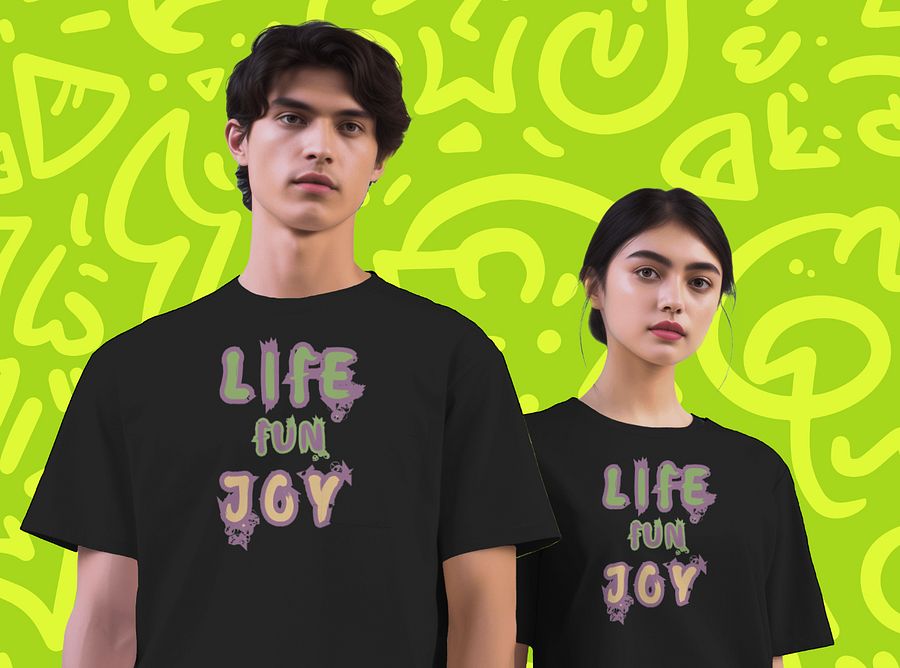 LIFE FUN JOY Unisex Premium Tee product image (1)